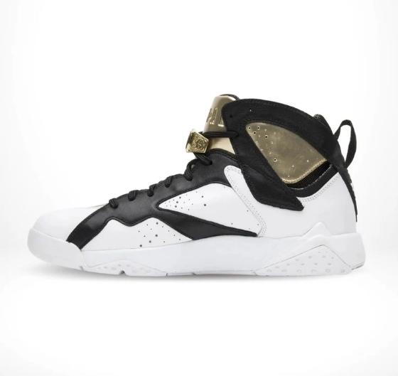 Air Jordan 7 Retro 'Champagne' White/Gold Sneakers