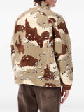 Obey camo-pattern fleece jacket