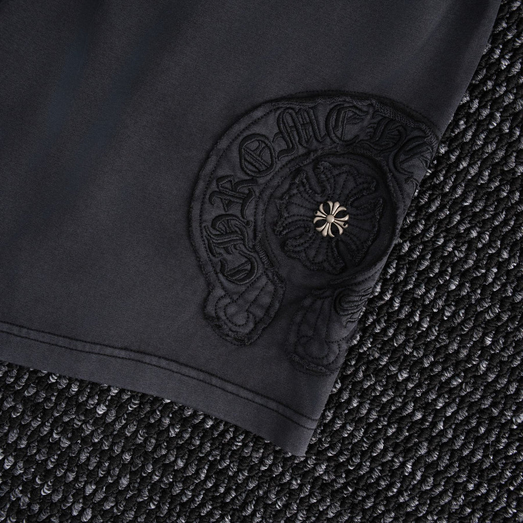 Chrome Hearts Horseshoe Floral Embroidered Shorts