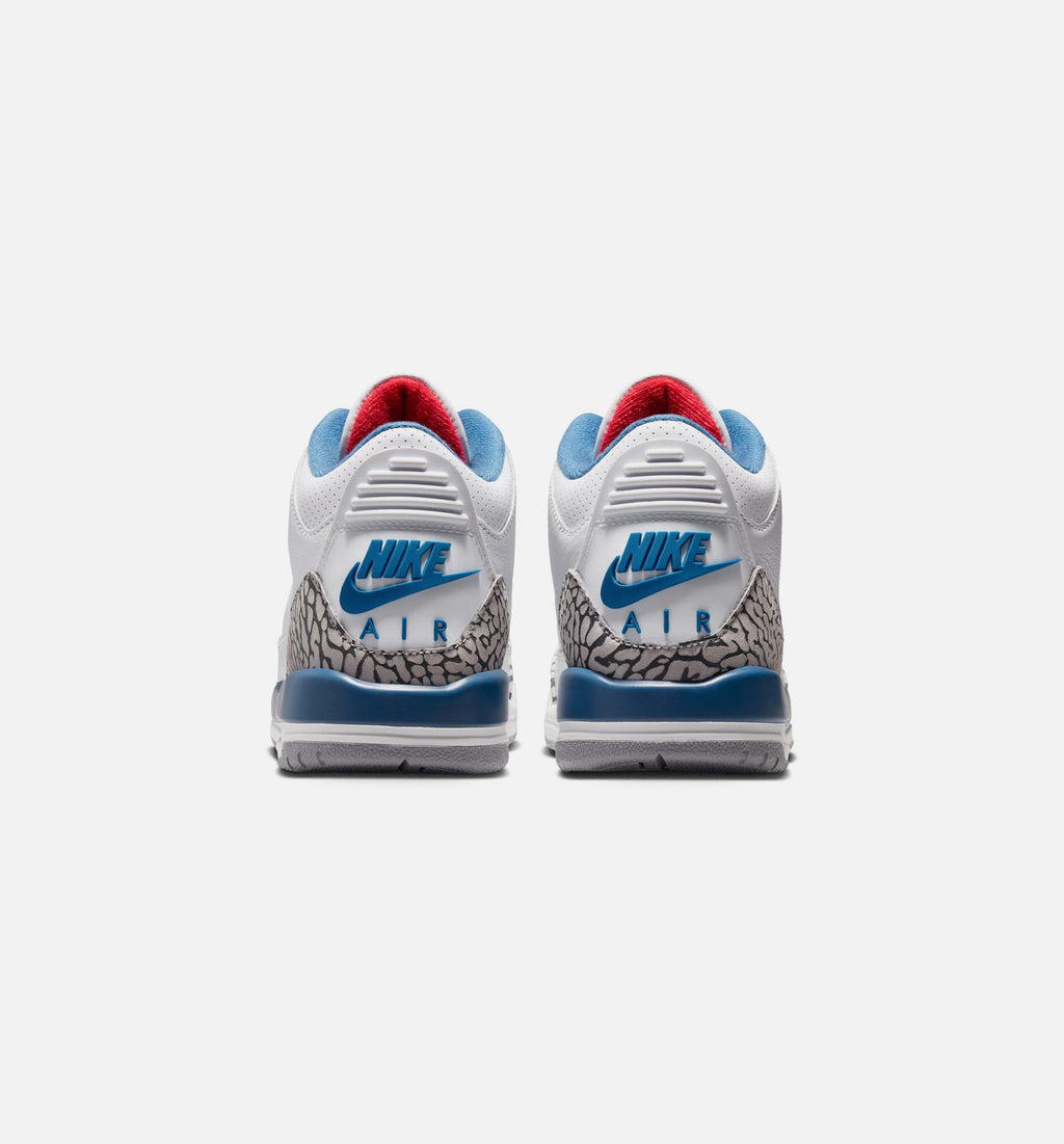 Air Jordan 3 Retro OG True Blue Grade School Lifestyle Shoe