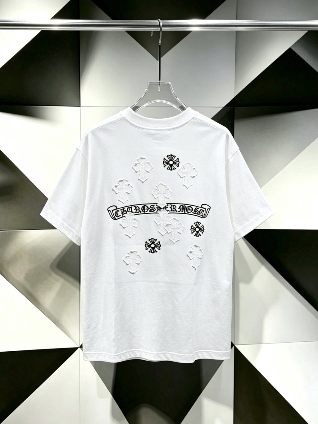 Chrome Hearts Cross Floral Graphic T-Shirt